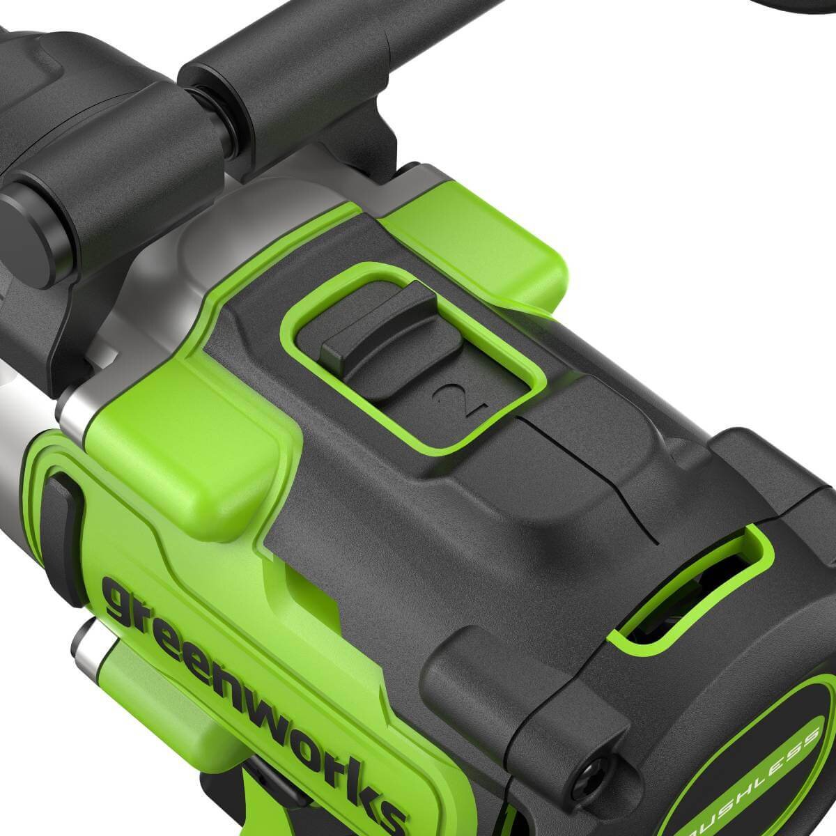 Дрель-шуруповерт ударный Greenworks GD24DD140 Anti-kickback (3707607CUD) [24В, 2х4.0 Ач, бесщеточный, кейс]