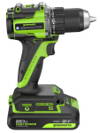 Дрель-шуруповерт Greenworks DD560 Anti-kickback (3708407CUC) [24В, 2х2.0 Ач, бесщеточный, кейс]