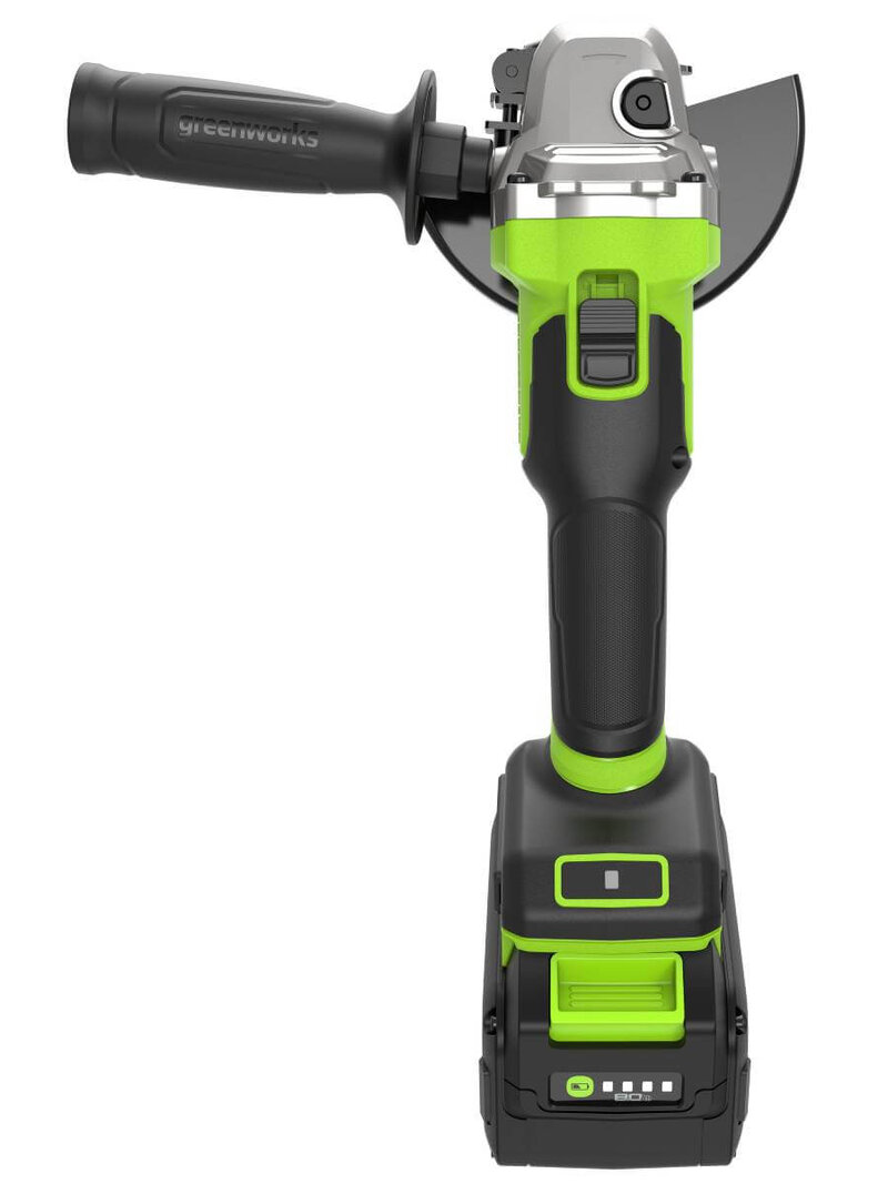 Шлифмашина угловая аккумуляторная GREENWORKS AG590 (3201007CUH)