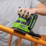 Шлифмашина вибрационная аккумуляторная GREENWORKS G24SS14 (3100507CUA)