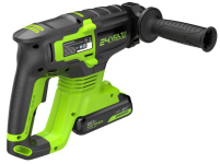 Перфоратор аккумуляторный GREENWORKS GD24SDS2 (3803007CUA)