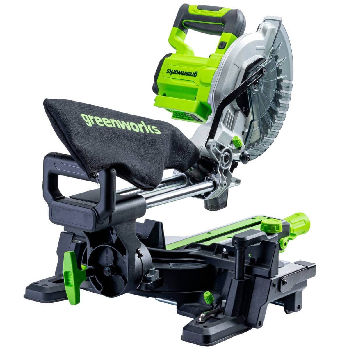 Пила торцовочная аккумуляторная GREENWORKS GD24MS216 (1501707UH)