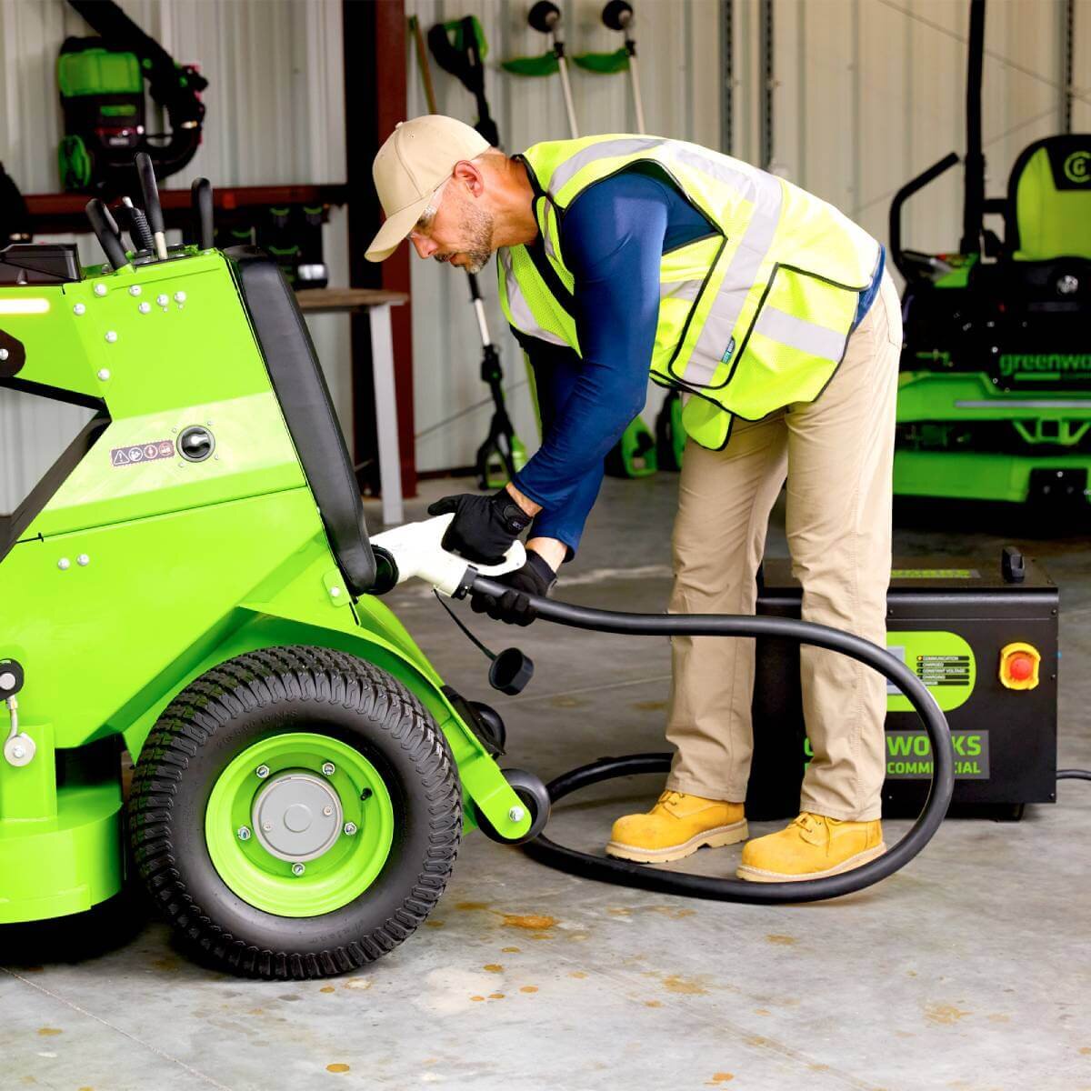 Райдер садовый аккумуляторный GREENWORKS ZTCS92 (7405407)
