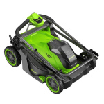 Газонокосилка аккумуляторная GREENWORKS GD40LM411 (2521007UB) [40В, 1х4.0 Ач, з/у]
