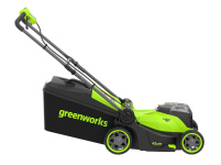Газонокосилка аккумуляторная GREENWORKS G24X2LM411 (2520907UD) [2х24В, 2х4.0 Ач, з/у]