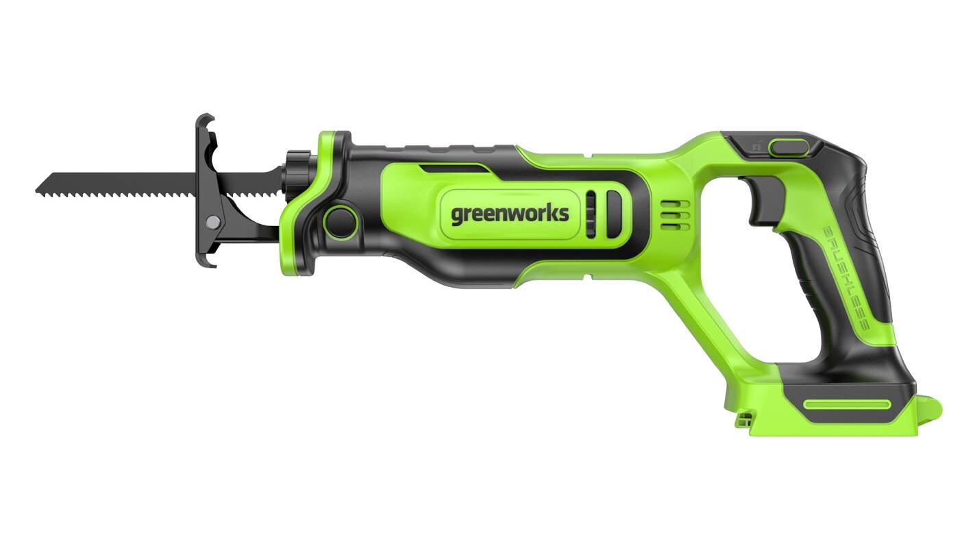 Пила сабельная аккумуляторная GREENWORKS GPT-BLRS-1 без АКБ и ЗУ (1200607)