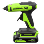 Пистолет термоклеевой аккумуляторный GREENWORKS G24GLG (3502207CUA)
