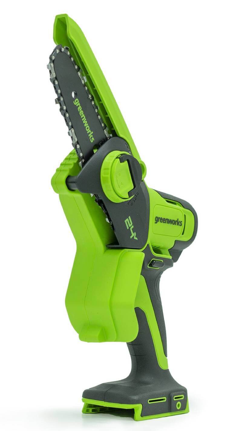 Пила садовая аккумуляторная GREENWORKS G24MCS10 (2008207UB) [24В, 1х4.0 Ач, з/у]
