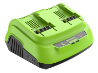 Зарядное устройство для аккумуляторов GREENWORKS G24X2C8 для Li-ion 24V (2958807)
