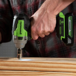 Гайковерт аккумуляторный ударный GREENWORKS GD24IW400 (3802907CUB)