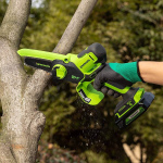 Пила садовая аккумуляторная GREENWORKS G24MCS10 (2008207UB) [24В, 1х4.0 Ач, з/у]