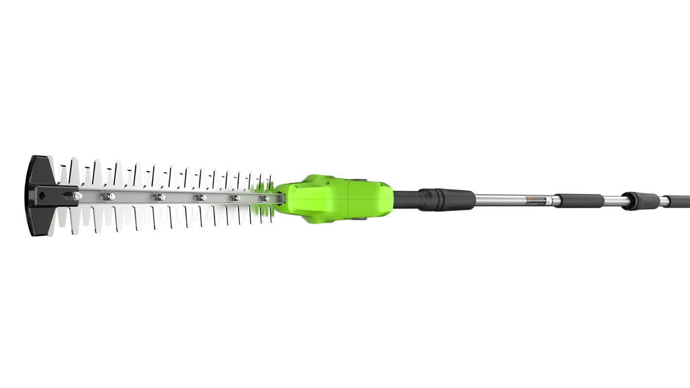 Кусторез садовый штанговый аккумуляторный GREENWORKS G24PH511 (2301907) [24В, без акб и з/у]