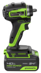 Гайковерт аккумуляторный ударный GREENWORKS G24IW200 (3803607CUB)