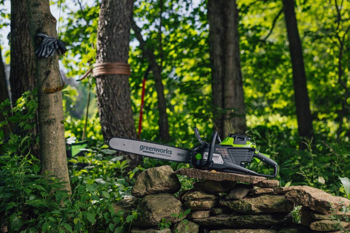 Пила цепная аккумуляторная GREENWORKS OCS500 (OCS500A1) [82В, без акб и з/у]