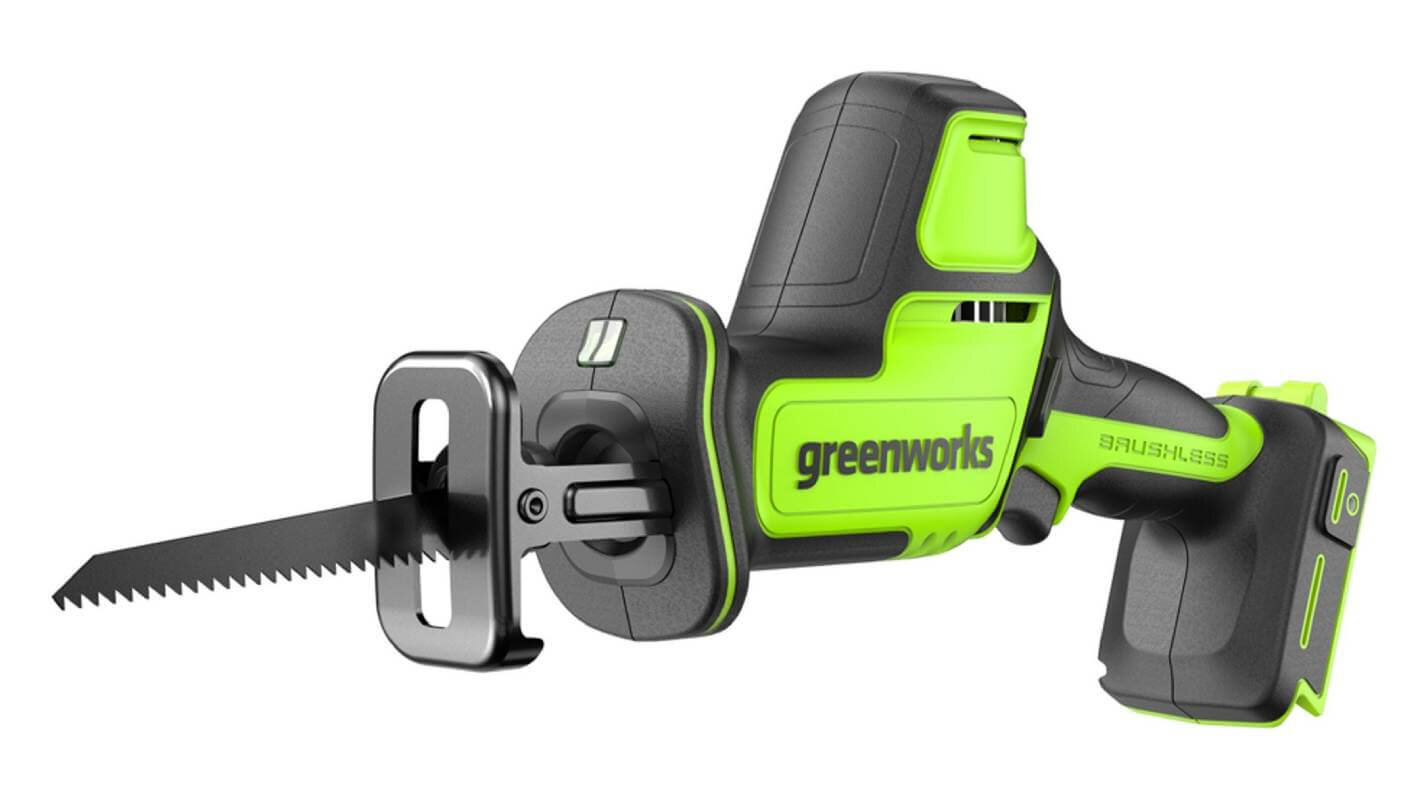 Пила сабельная аккумуляторная GREENWORKS GPT-CRS-25 без АКБ и ЗУ (1200507)