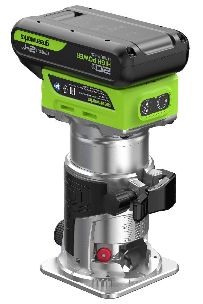 Фрезер аккумуляторный GREENWORKS G24RO (3502507CUA)