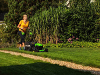 Газонокосилка аккумуляторная GREENWORKS GD40LM46SPK4 (2506807UG) [40В, 1х5.0 Ач, з/у]