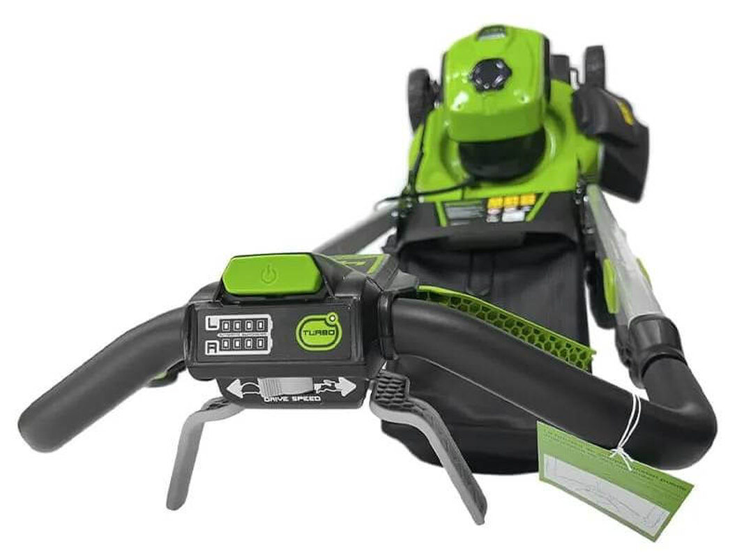 Газонокосилка аккумуляторная самоходная GREENWORKS GD40LM48SP (2517407UH) [40В, 1х8.0 Ач, з/у]