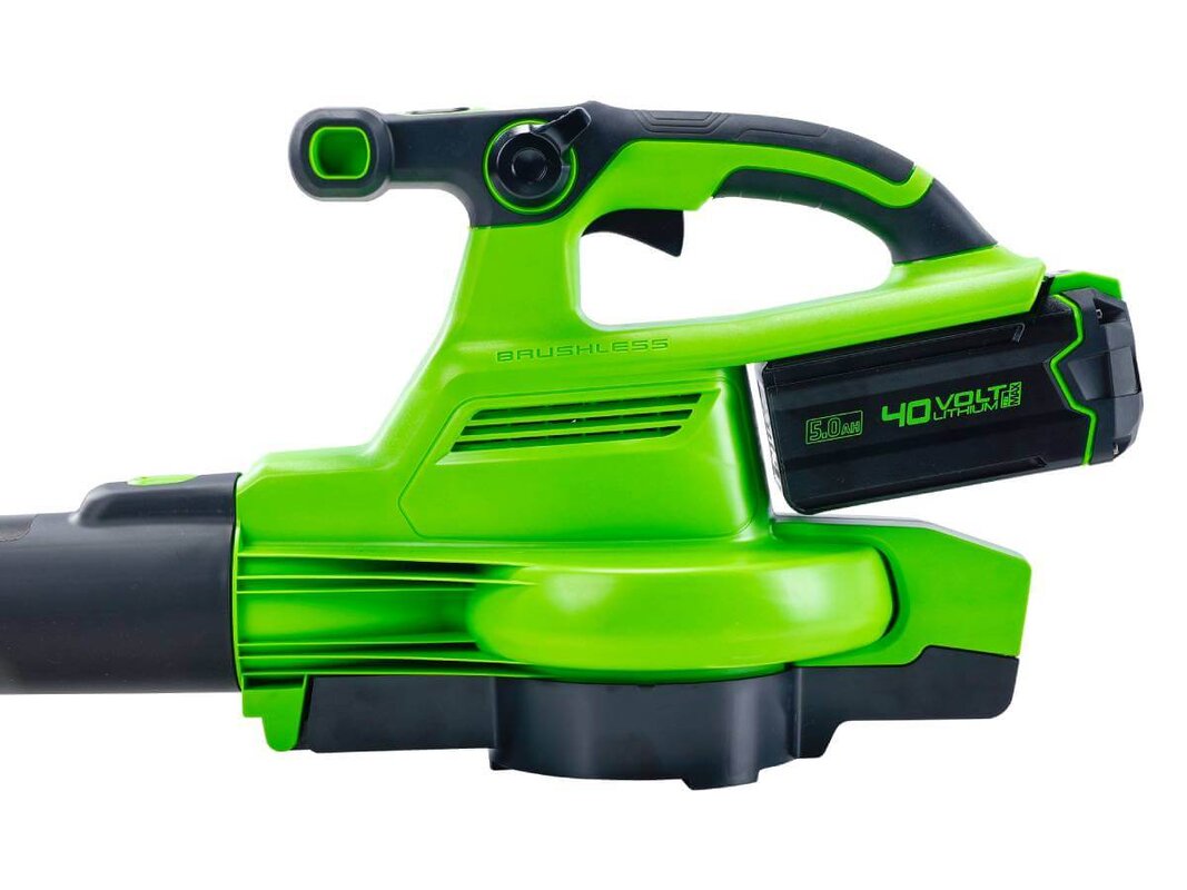 Воздуходувка аккумуляторная GREENWORKS GD40BVIIK5 (2406907UG)