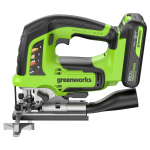 Лобзик аккумуляторный GREENWORKS GD24JS120 (3601407CUA)