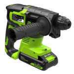 Перфоратор аккумуляторный GREENWORKS GD24SDS2 (3803007CUA)