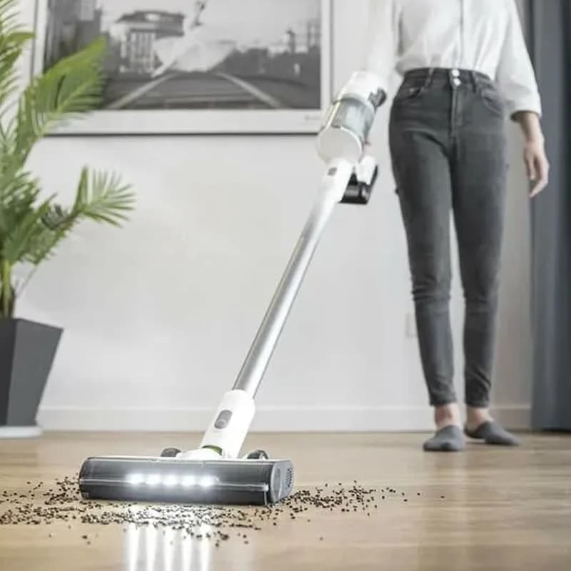 Пылесос аккумуляторный GREENWORKS G24SVK4 White (4701107UB)