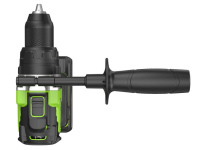 Дрель-шуруповерт ударный Greenworks GD24DD140 Anti-kickback (3707607CUD) [24В, 2х4.0 Ач, бесщеточный, кейс]