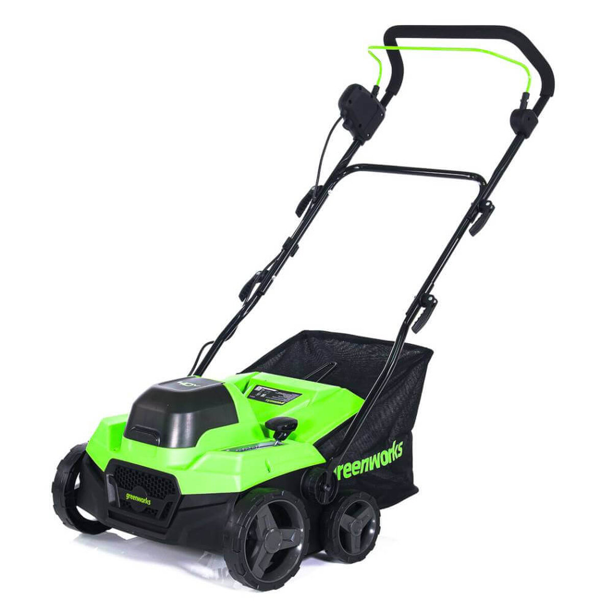Аэратор-скарификатор аккумуляторный GREENWORKS GD40SC38IIK4 (2517607UB)