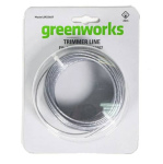 Леска триммерная GREENWORKS 1.65х20м (2933407)