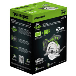 Пила дисковая аккумуляторная GREENWORKS GD24CS165 (1501607CUB)