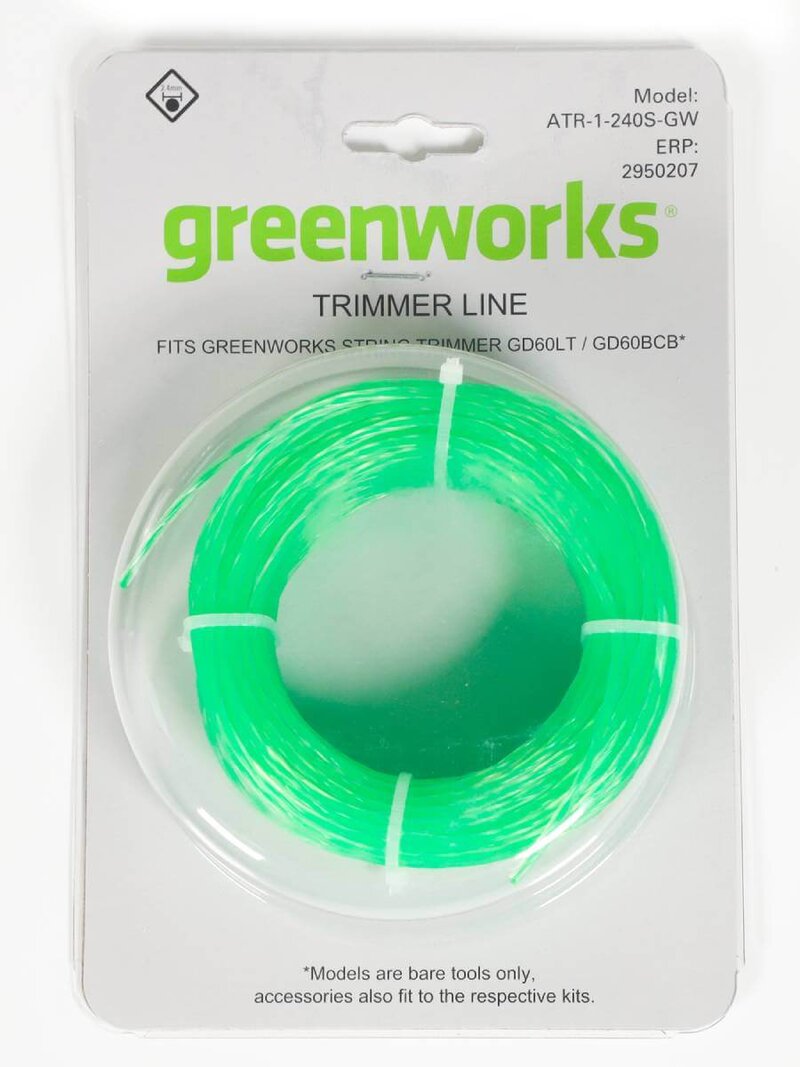 Леска триммерная GREENWORKS 2.4х30м (2950207)