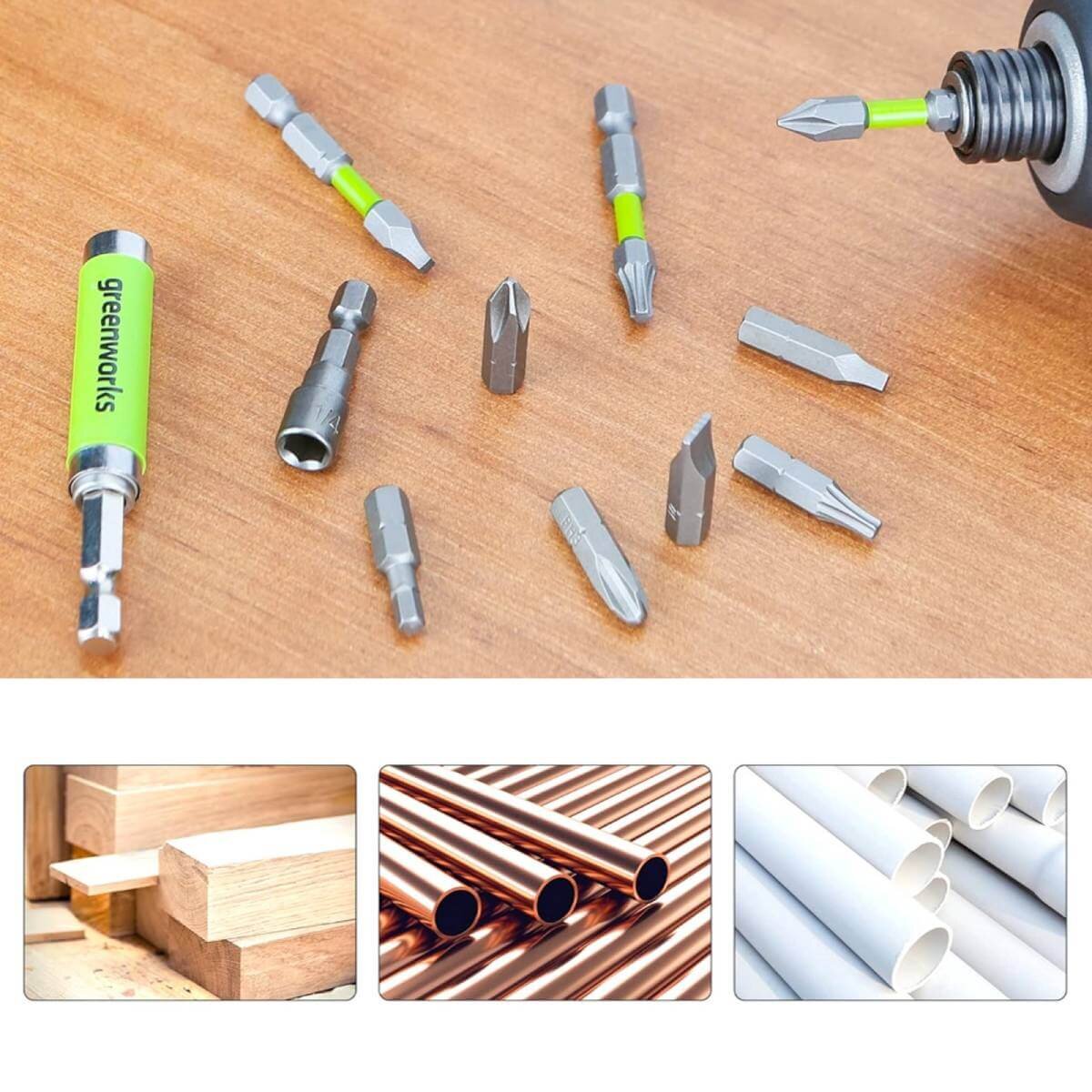 Набор бит GREENWORKS 40 шт. (2944207)