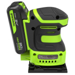 Шлифмашина вибрационная аккумуляторная GREENWORKS G24SS14 (3100507CUA)