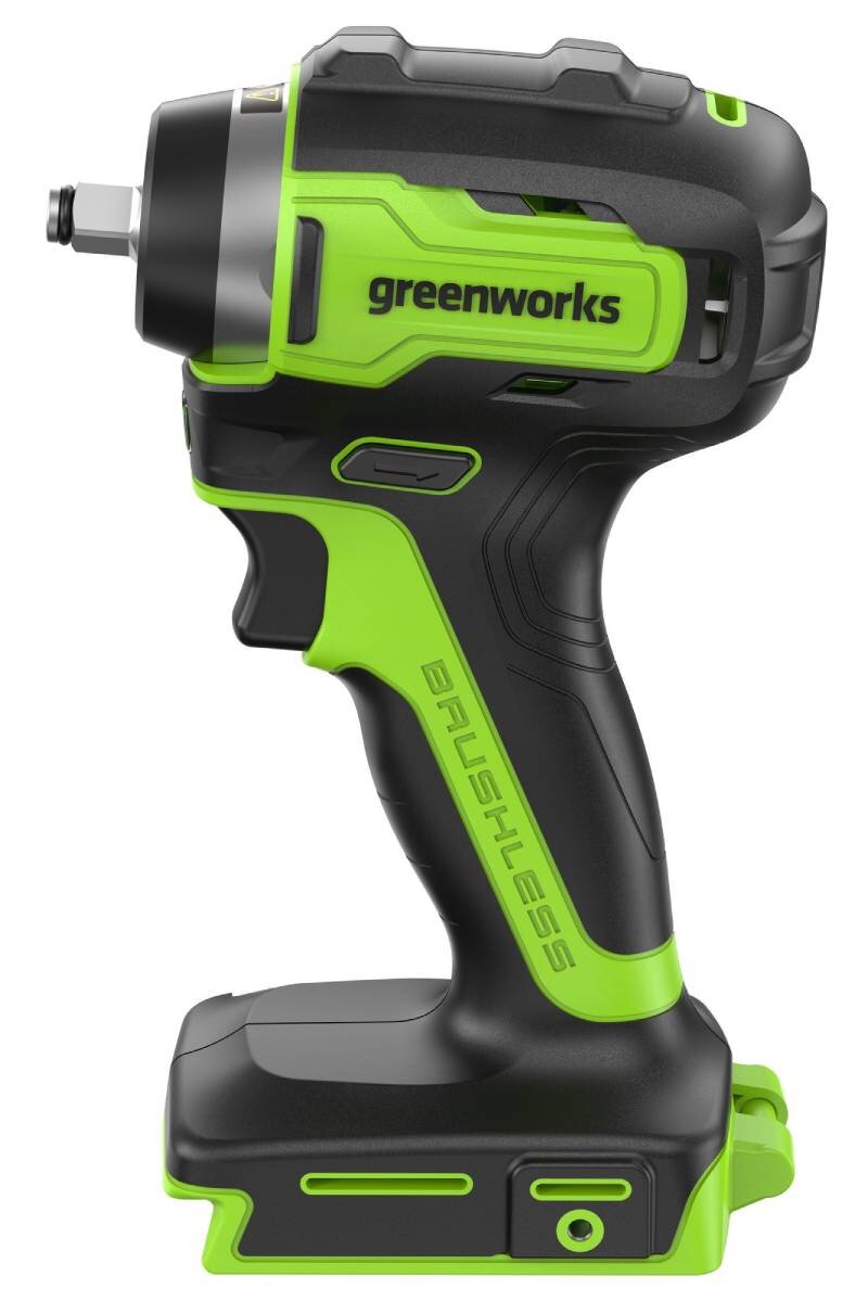 Гайковерт аккумуляторный ударный GREENWORKS G24IW200 без АКБ и ЗУ (3803607)