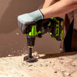 Дрель-шуруповерт Greenworks DD560 Anti-kickback (3708407CUC) [24В, 2х2.0 Ач, бесщеточный, кейс]