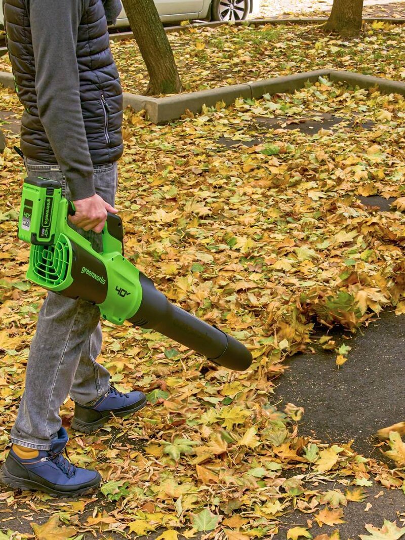 Воздуходувка аккумуляторная GREENWORKS GD40BG3 (2408207UB) [40В, 1х4.0 Ач, з/у]