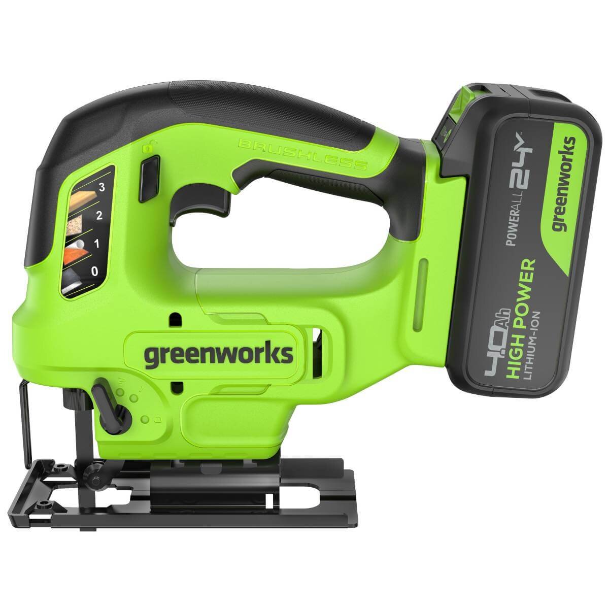 Лобзик аккумуляторный GREENWORKS GD24JS90 (3601707CUB)