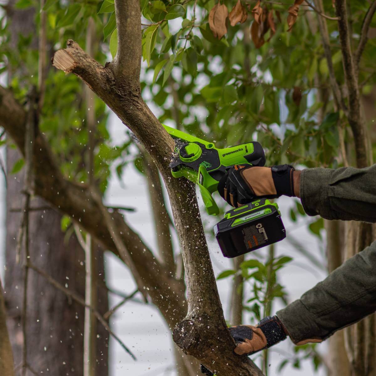 Пила садовая аккумуляторная GREENWORKS GD24CSMNX (2008707UB) [24В, 1х4.0 Ач, з/у]