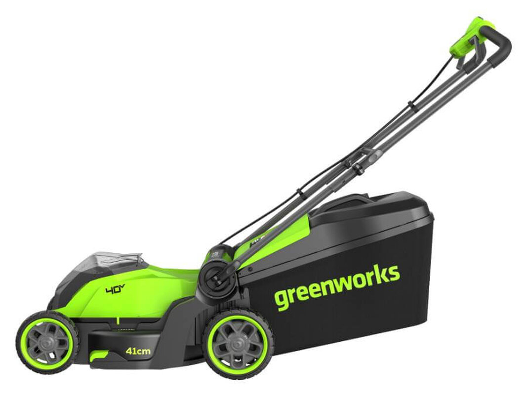 Газонокосилка аккумуляторная GREENWORKS GD40LM411 (2521007UB) [40В, 1х4.0 Ач, з/у]
