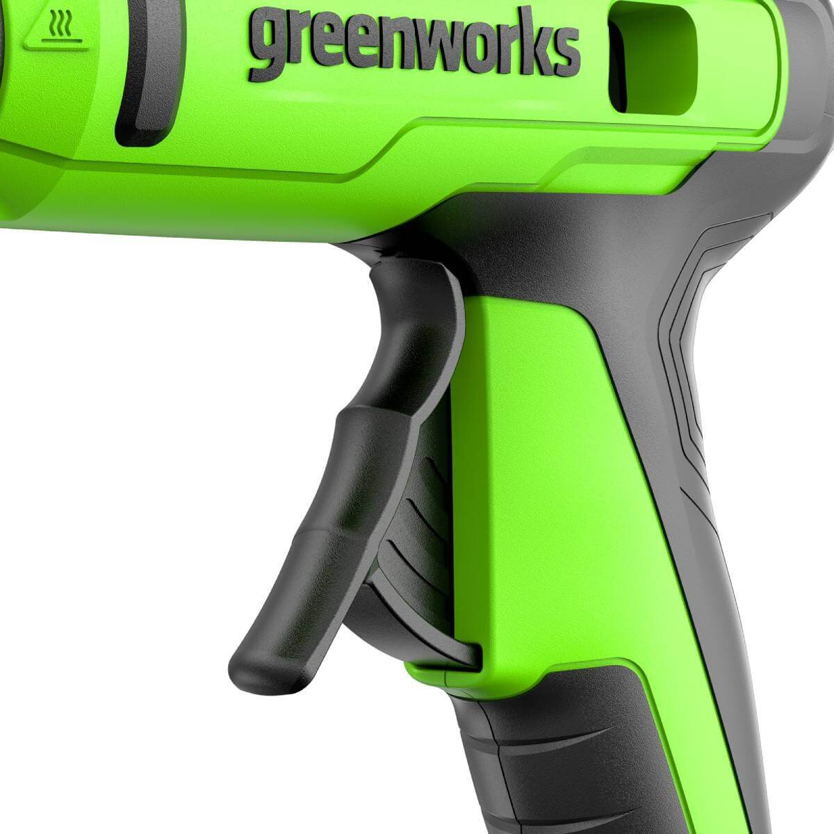 Пистолет термоклеевой аккумуляторный GREENWORKS G24GLG без АКБ и ЗУ (3502207)