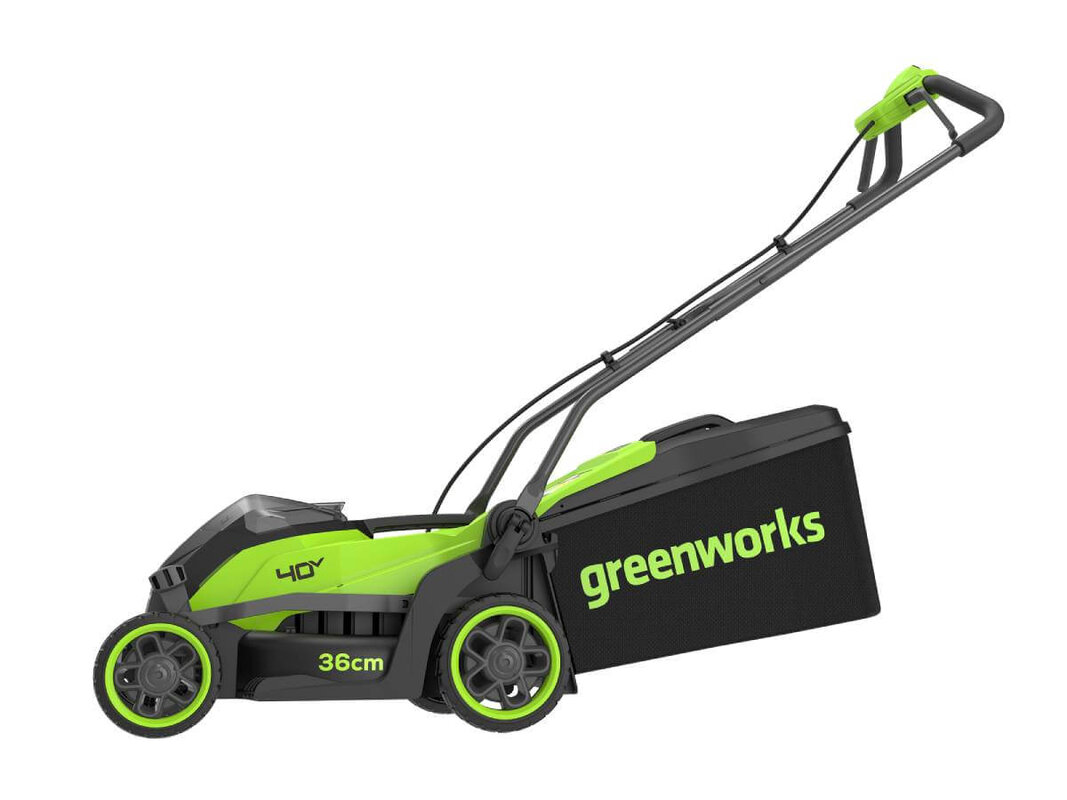 Газонокосилка аккумуляторная GREENWORKS G40LM35K4 (2520807UB) [40В, 1х4.0 Ач, з/у]