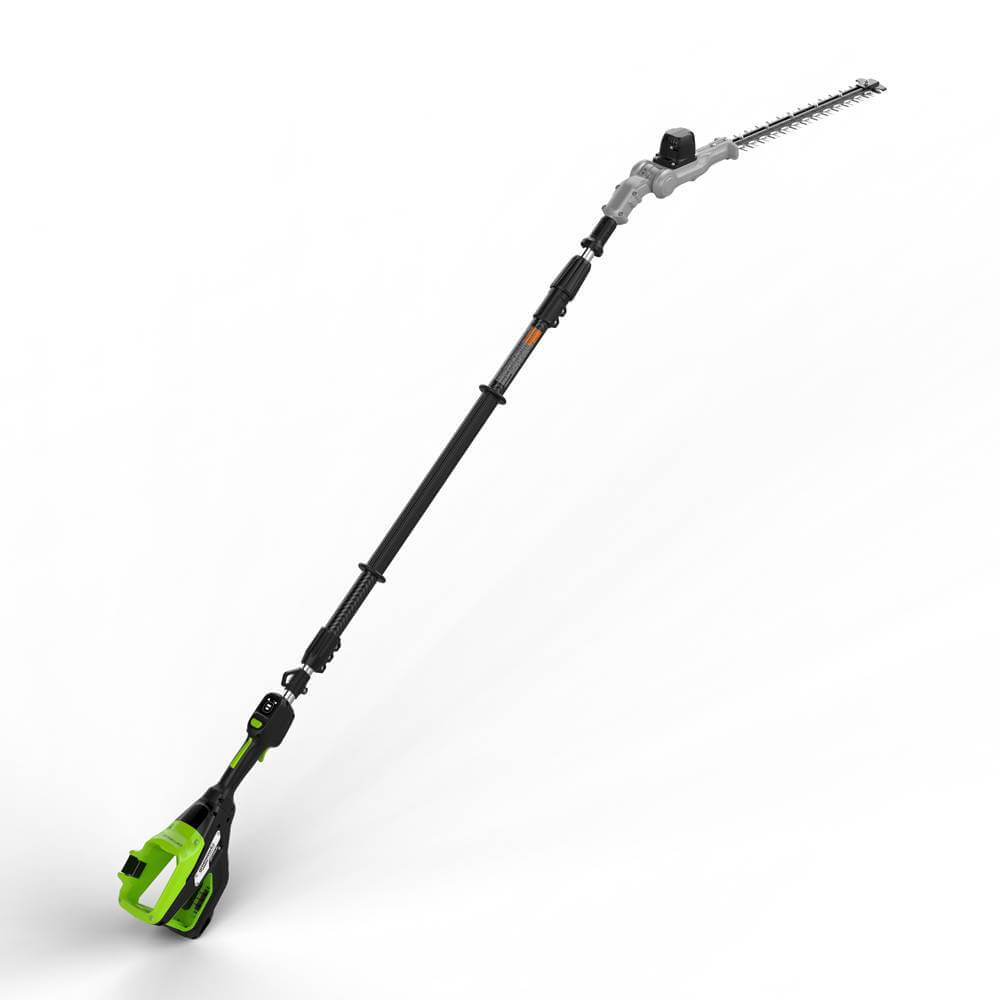 Кусторез садовый аккумуляторный штанговый GREENWORKS PH662T (2301607) [82В, без АКБ и ЗУ]