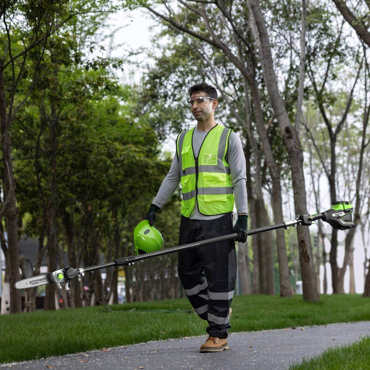 Высоторез аккумуляторный GREENWORKS PS102T (1402407) [82В, без акб и з/у]