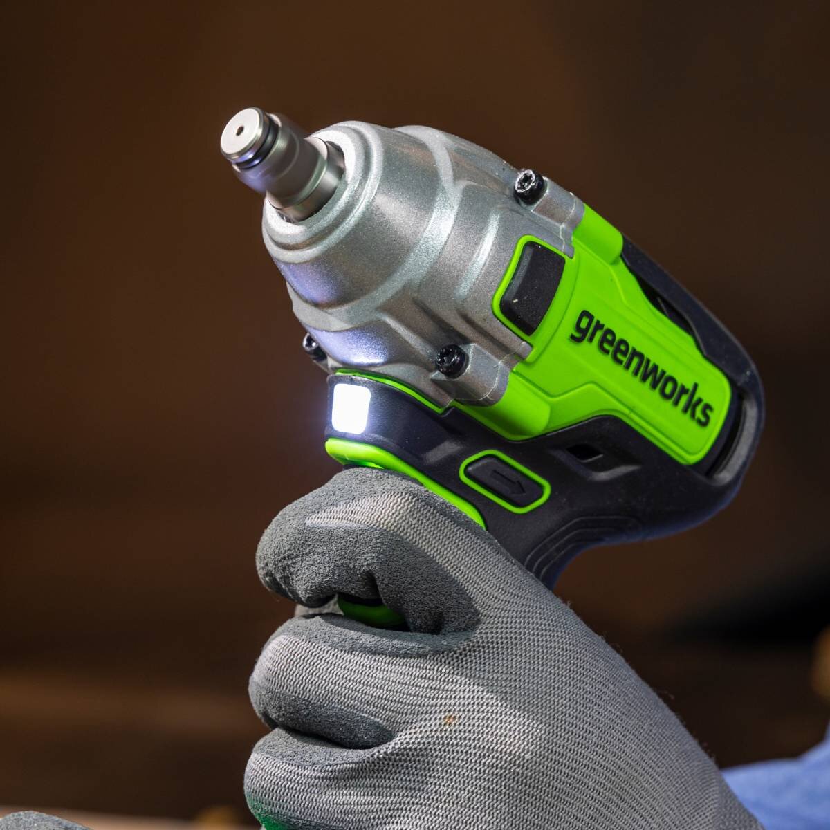 Гайковерт аккумуляторный ударный GREENWORKS GD24IW400 (3802907CUB)