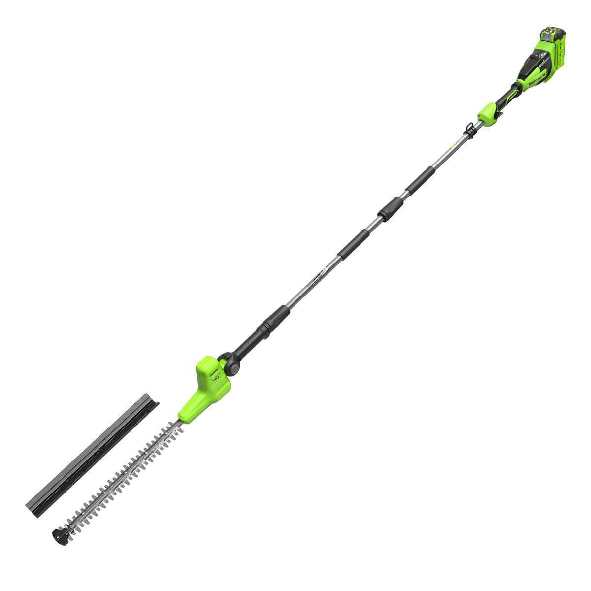 Кусторез садовый штанговый аккумуляторный GREENWORKS G40PH511 (2302007) [40В, без акб и з/у]