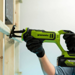 Пила сабельная аккумуляторная GREENWORKS GPT-BLRS-1 (1200607CUB)