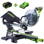 Пила торцовочная аккумуляторная GREENWORKS GD24MS216 (1501707UG)