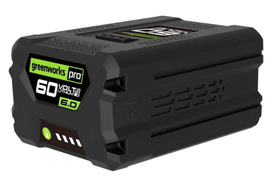 Аккумулятор GREENWORKS G60B6 60.0V 6.0Ah Li-Ion (2924307)