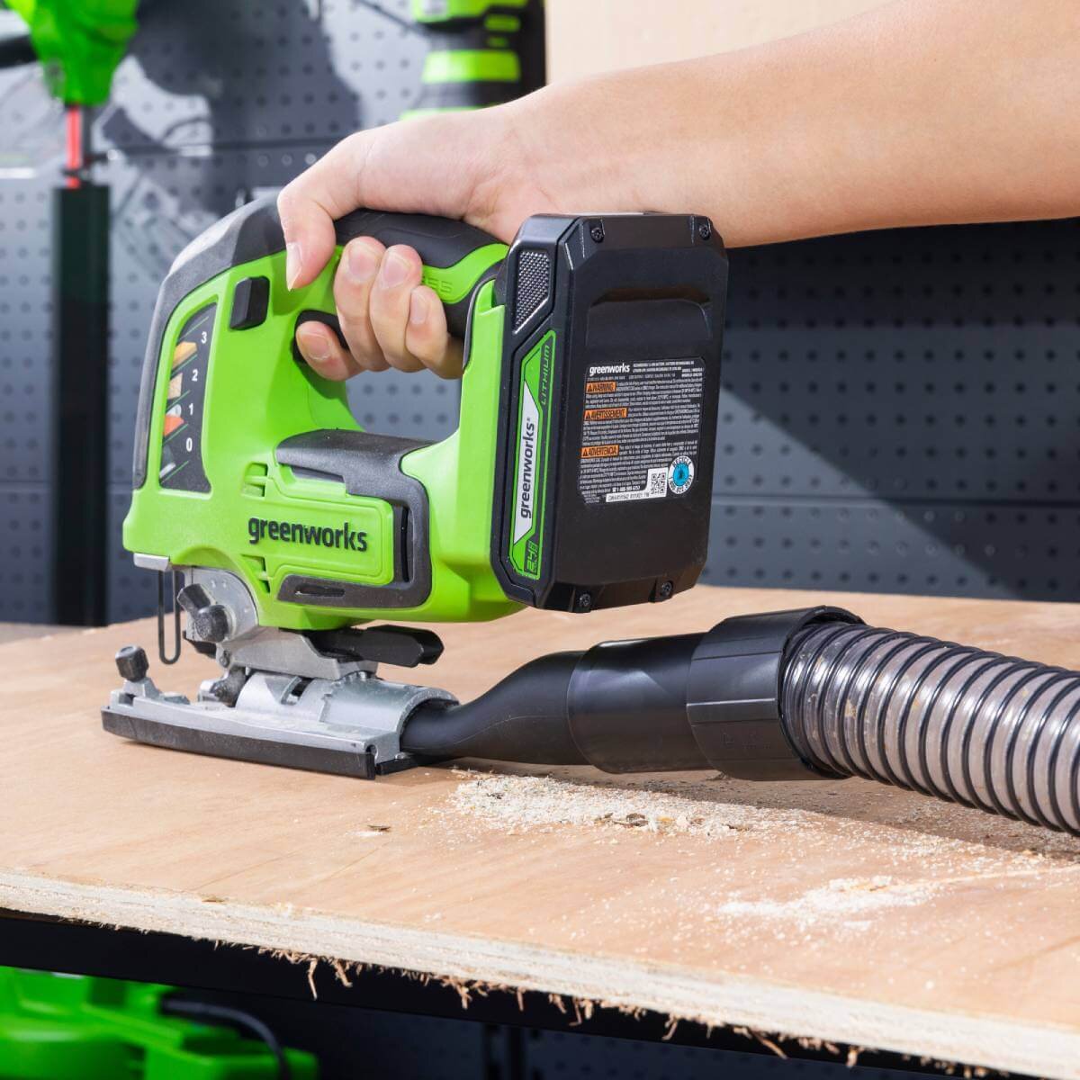 Лобзик аккумуляторный GREENWORKS GD24JS120 (3601407CUA)