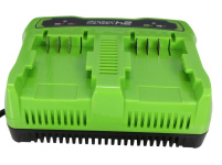 Зарядное устройство для аккумуляторов GREENWORKS G24X2UC2 для Li-ion 24V (2931907)